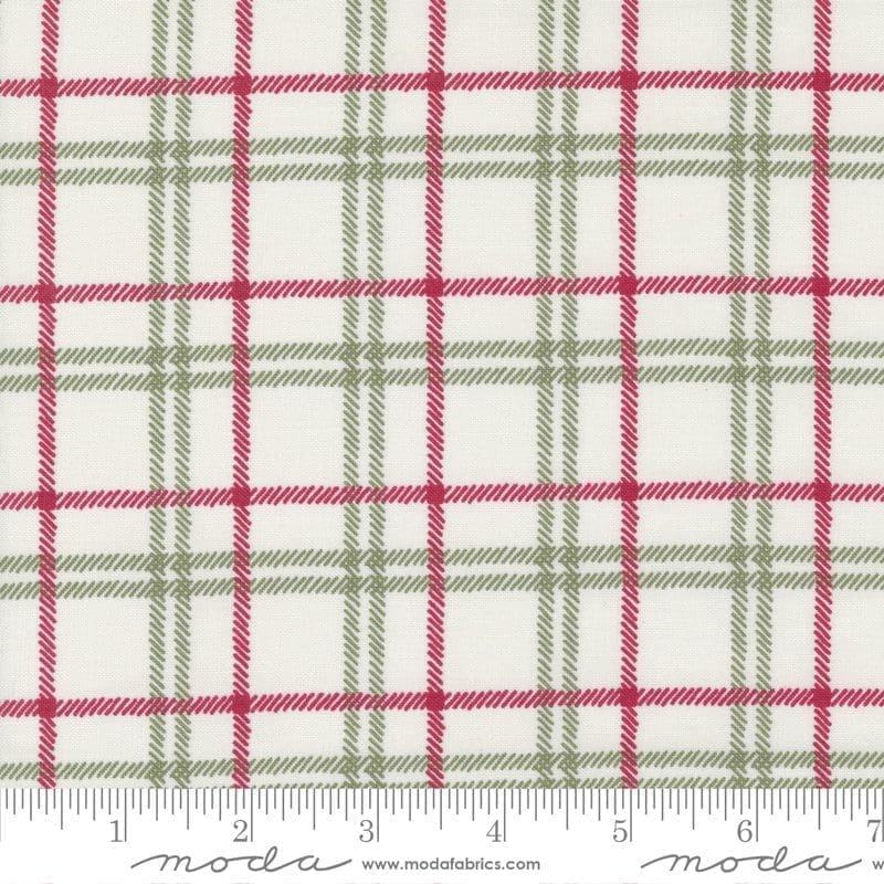 Yuletide Plaid - Snow