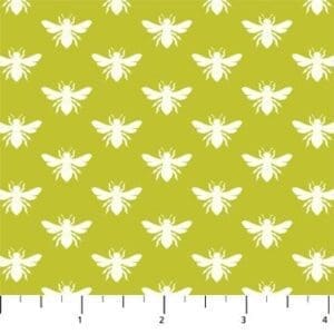 Local Honey - Bee Dot Chartreuse