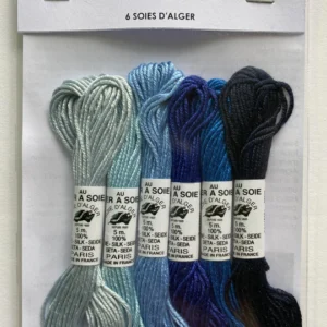 Au Ver a Soie - 6 Shades of Blue