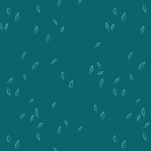Trouvaille Dancing Leaves Teal
