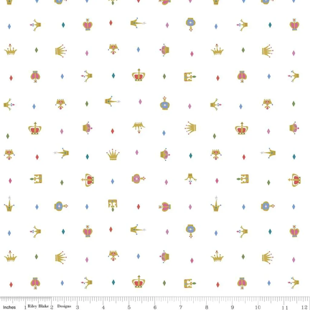 Little Brier Rose - Crowns White Sparkle