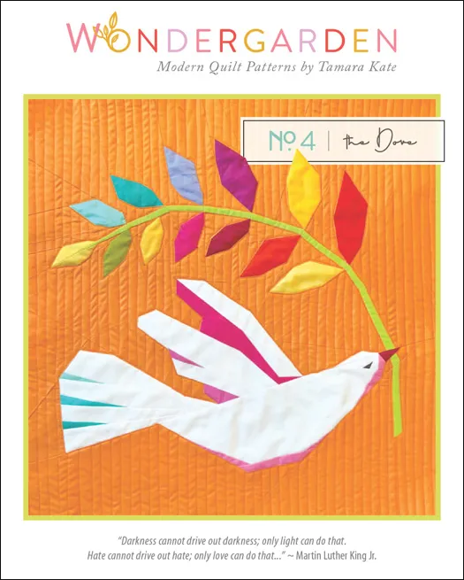Wonder Garden No. 4 The Dove Quilt Pattern