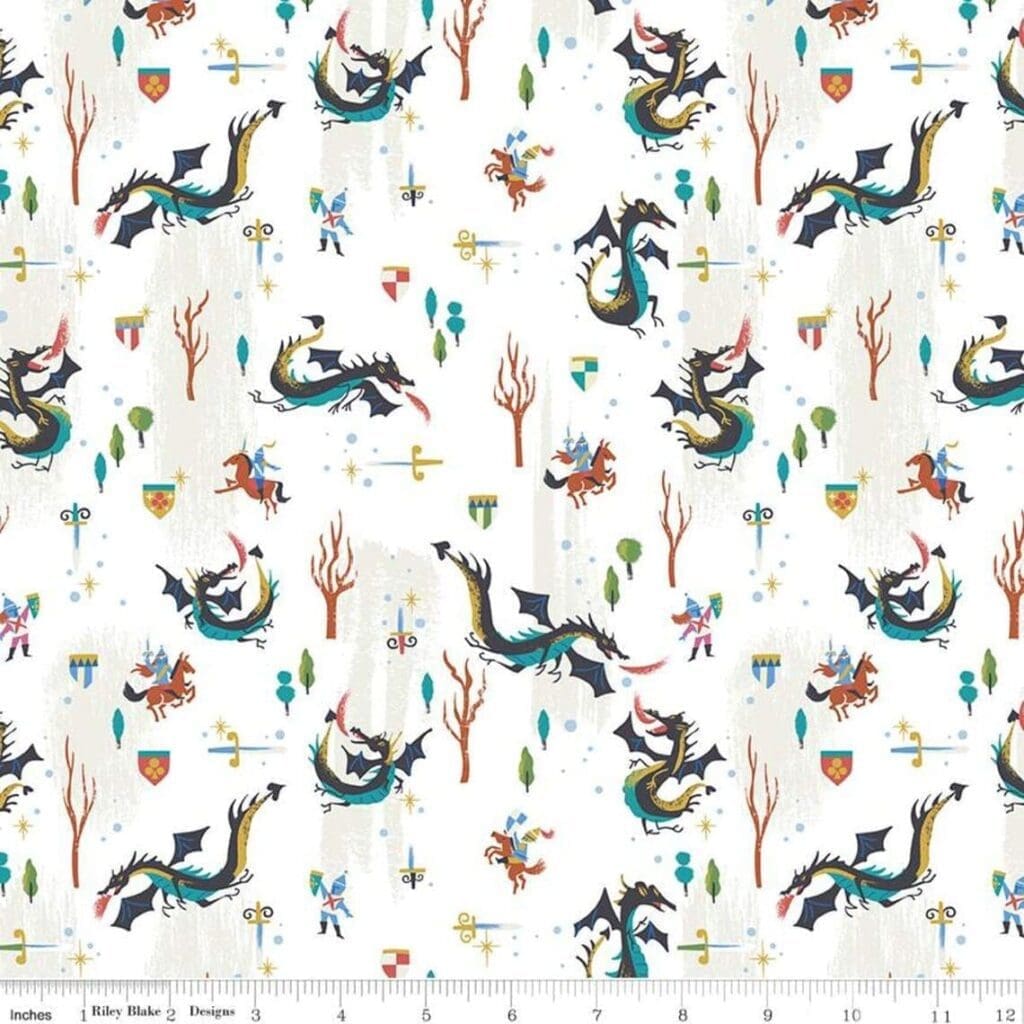 Little Brier Rose - Dragons White Sparkle