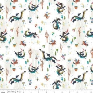 Little Brier Rose - Dragons White Sparkle