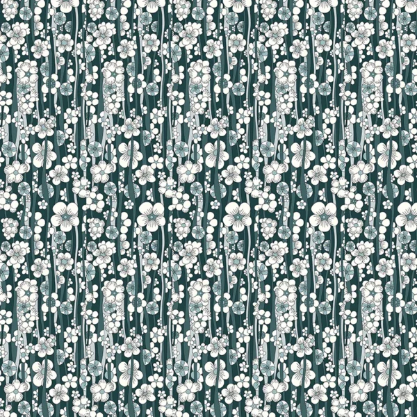 floral waterfall