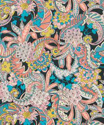 Liberty Lawn PINEAPPLE PAISLEY (C)