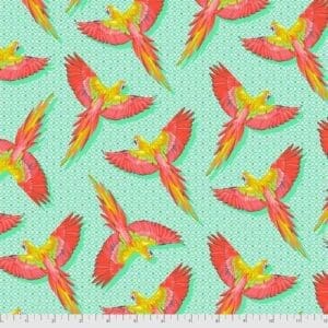 Tula Pink - Macaw Ya Later - Mango