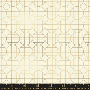 Moon Grid Metallic Gold
