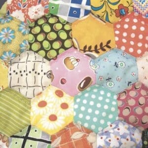 Postcard Project #6 1” Hexagon