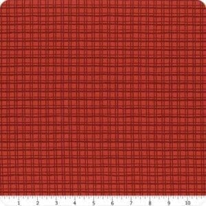 Cheer & Merriment Christmas Check CRANBERRY