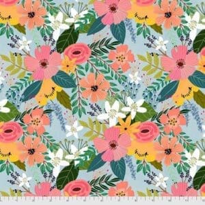 Farm Friends Floral BLUE