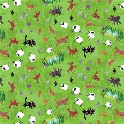 Seasons Animal Friends DARK LIME