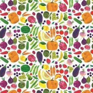 Seasons Fruits & Veggies WHITE