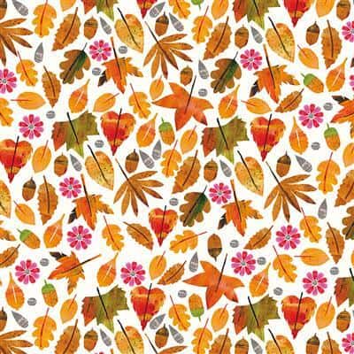 Seasons Leaves LIGHT CREAM