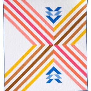Stripe Crossing Quilt Pattern