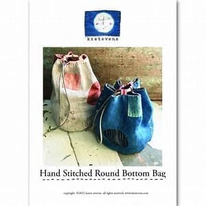 Hand Stitched Round Bottom Bag Pattern