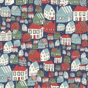 Festive Collection - Yule Town Blue