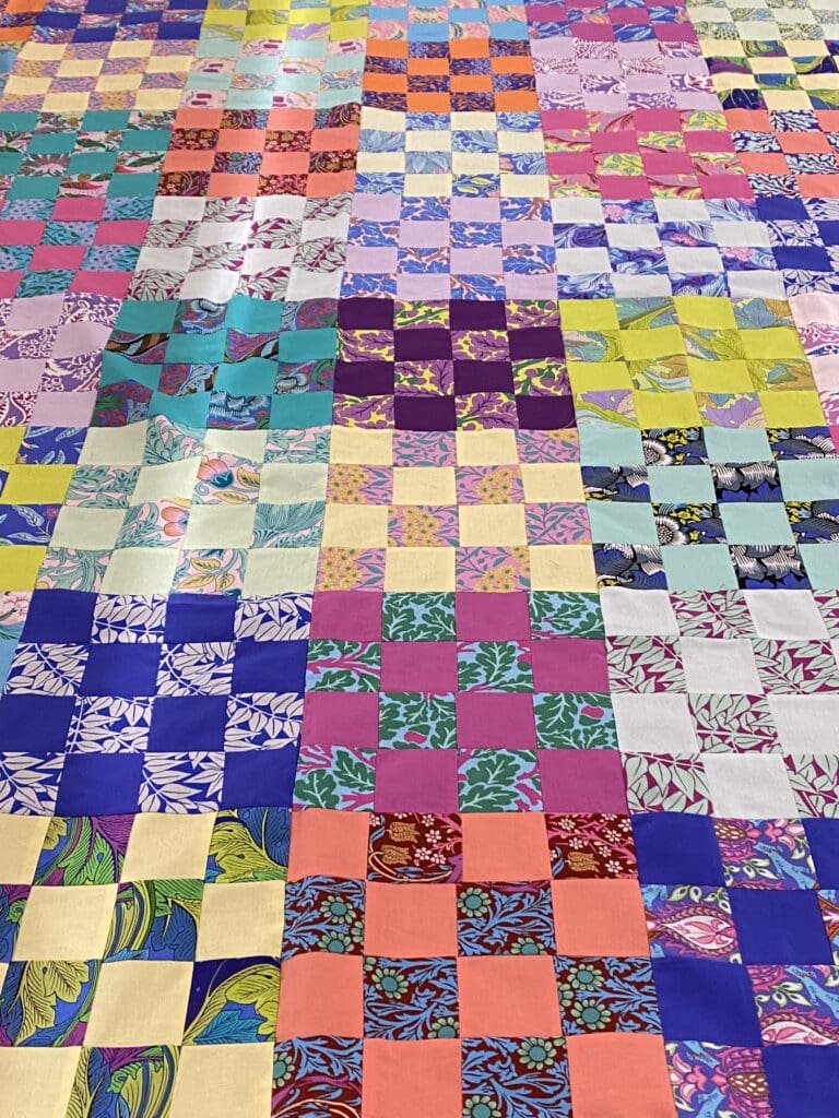 St Louis 16 Patch Kaffe Morris Quilt Kit