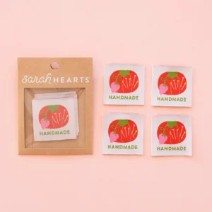 Sarah Hearts Tomato Pincushion Labels