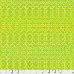Tula Pink - True Colors Hexy Rainbow - Chameleon