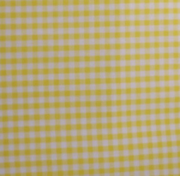 gingham yellow