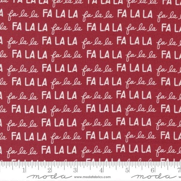 5184-16 Merry Text Text and Words cranberry