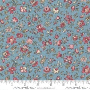 Antoinette Picardie Small Floral French Blue
