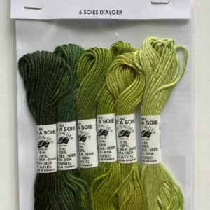 Au Ver a Soie - 6 Shades of Green