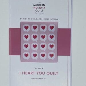 I Heart You Quilt Pattern