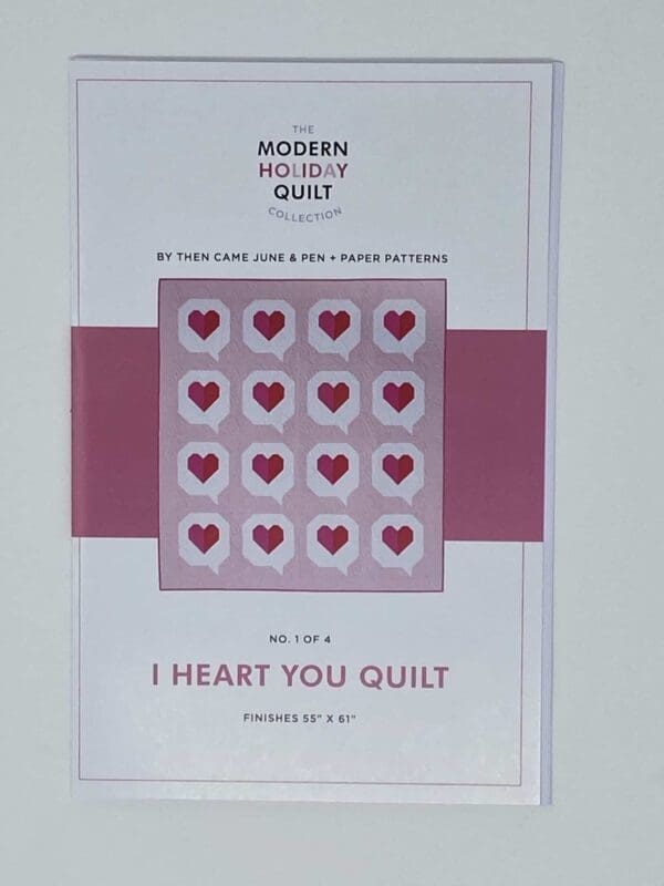 I Heart You pattern