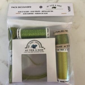 Au Ver a Soie Silk Decorative Pack - Vert (Green)