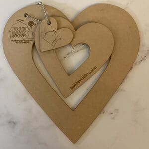 Acrylic Heart Template Set