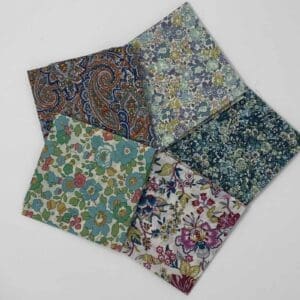 Liberty Lawn Fat 8th Bundle 5 Pieces ~ Greens