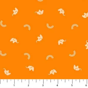Lucky Charms- Elephants and Rainbows Orange