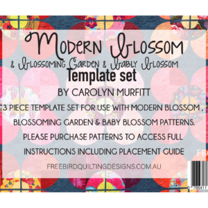 Modern Blossom Acrylic Template Set