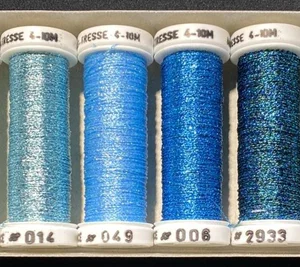 Au Ver a Soie - Metallise Bleu Ice
