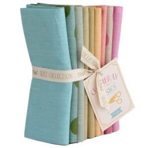 Tilda Creating Memories Spring Chambray FQ Bundle 9 pcs