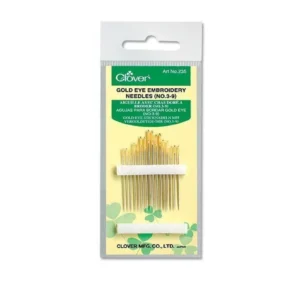 Clover Gold Eye Embroidery Needles