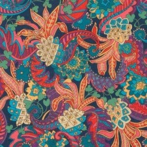 Liberty Lawn PINEAPPLE PAISLEY (B)