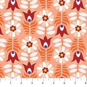 FIGO Fabrics Midsommar 90130-56 Orange