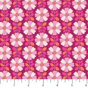 FIGO Fabrics Midsommar 90132-81 Fuchsia