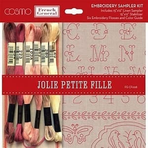 Jolie Petite Fille Embroidery Sampler Kit