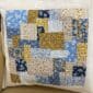 Kawandi pillow denim florals