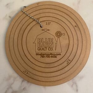 Acrylic Circle Template Set Blue Barn