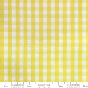 Devonstone Gingham DV2907 Yellow